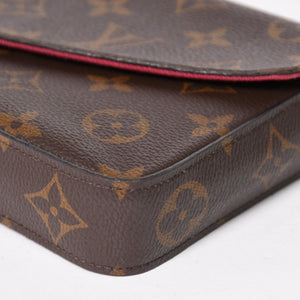 極美品 LOUIS VUITTON ルイヴィトン ショルダーバッグ M81876 ポシェットフェリシー モノグラム 中古 4a005246