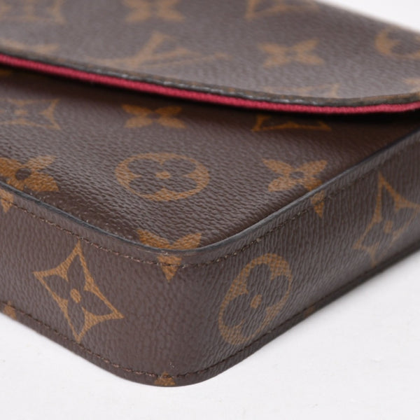 極美品 LOUIS VUITTON ルイヴィトン ショルダーバッグ M81876 ポシェットフェリシー モノグラム 中古 4a005246