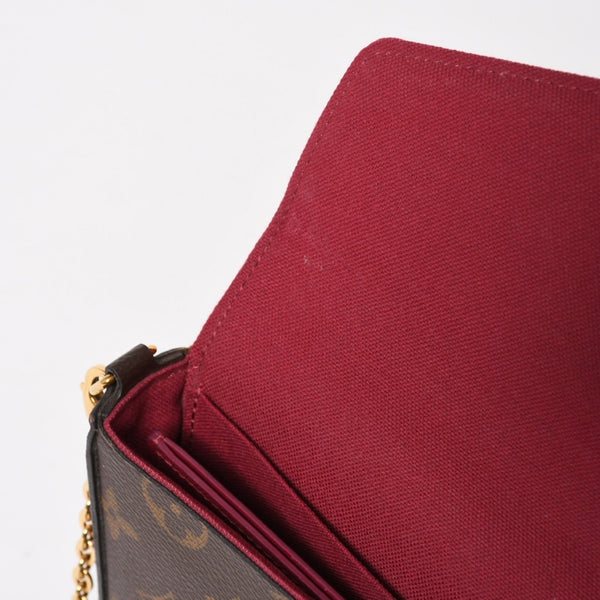 極美品 LOUIS VUITTON ルイヴィトン ショルダーバッグ M81876 ポシェットフェリシー モノグラム 中古 4a005246