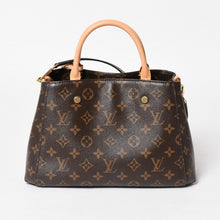 画像をギャラリービューアに読み込む, 新品同様 LOUIS VUITTON ルイヴィトン モンテーニュBB モノグラム ハンドバッグ M41055 ブラウン 中古 4a005304