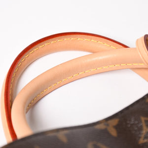 新品同様 LOUIS VUITTON ルイヴィトン モンテーニュBB モノグラム ハンドバッグ M41055 ブラウン 中古 4a005304