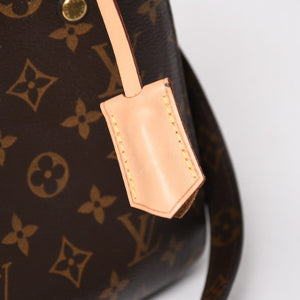 新品同様 LOUIS VUITTON ルイヴィトン モンテーニュBB モノグラム ハンドバッグ M41055 ブラウン 中古 4a005304