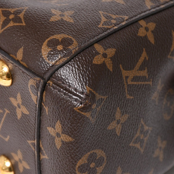 新品同様 LOUIS VUITTON ルイヴィトン モンテーニュBB モノグラム ハンドバッグ M41055 ブラウン 中古 4a005304
