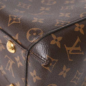 新品同様 LOUIS VUITTON ルイヴィトン モンテーニュBB モノグラム ハンドバッグ M41055 ブラウン 中古 4a005304