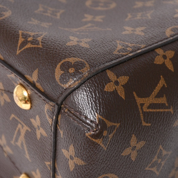 新品同様 LOUIS VUITTON ルイヴィトン モンテーニュBB モノグラム ハンドバッグ M41055 ブラウン 中古 4a005304