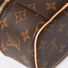 Load image into Gallery viewer, 新品同様 LOUIS VUITTON ルイヴィトン ニース ナノ バニティバッグ ハンドバッグ M44936 モノグラム ブラウン 中古 4a005307
