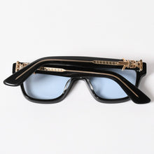 Load image into Gallery viewer, CHROME HEARTS クロムハーツ VAGILLIONAIRE Ⅱ ヴァジリオネア Ⅱ サングラス サイズ54□19-152 ダガー装飾 18KGP 美品 中古 4a005385
