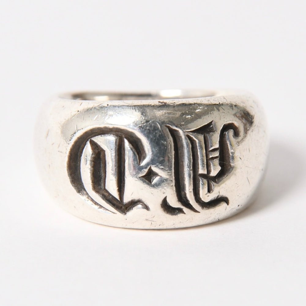 CHROME HEARTS SEAL STAMP CH Seal Stamp Ring Ring Weight Approx. 17.77g Size 17 Sterling Silver Good Condition Used 4a005393