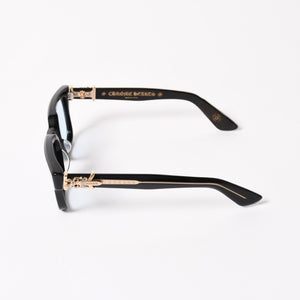 CHROME HEARTS クロムハーツ VAGILLIONAIRE Ⅱ ヴァジリオネア Ⅱ サングラス サイズ54□19-152 ダガー装飾 18KGP 美品 中古 4a005385