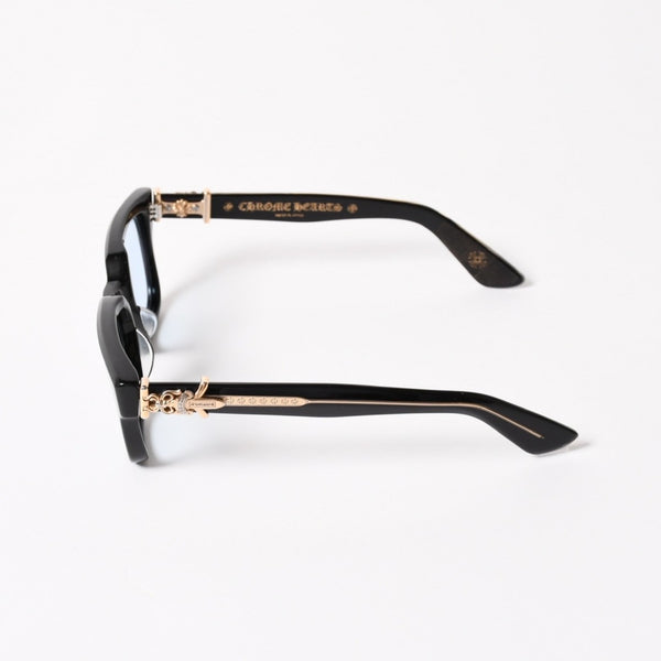 CHROME HEARTS クロムハーツ VAGILLIONAIRE Ⅱ ヴァジリオネア Ⅱ サングラス サイズ54□19-152 ダガー装飾 18KGP 美品 中古 4a005385