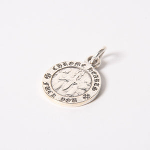 CHROME HEARTS クロムハーツ CHRM ANGL MDL V1 エンジェルメダル チャーム V1 ペンダントトップ 重量約6.19g シルバー925 美品 中古 4a005373