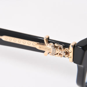 CHROME HEARTS クロムハーツ VAGILLIONAIRE Ⅱ ヴァジリオネア Ⅱ サングラス サイズ54□19-152 ダガー装飾 18KGP 美品 中古 4a005385