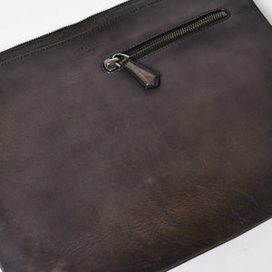 Berluti ベルルッティ クラッチバッグ ハンドバッグ Clutch Bag ブラック グレー G0127 美品 中古 4a005257