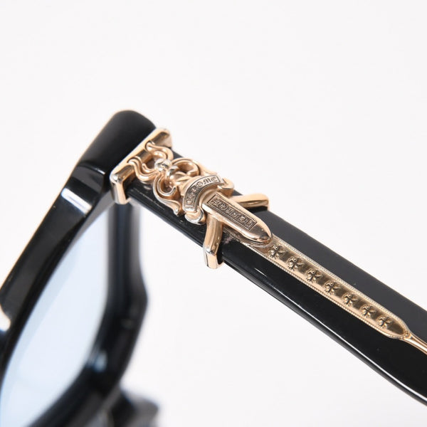 CHROME HEARTS クロムハーツ VAGILLIONAIRE Ⅱ ヴァジリオネア Ⅱ サングラス サイズ54□19-152 ダガー装飾 18KGP 美品 中古 4a005385