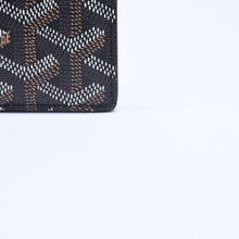 画像をギャラリービューアに読み込む, 極美品 GOYARD ゴヤール サン・シュルピス ヘリンボーン カードケース 名刺入れ ブラック PVC レザー 中古 4a005392