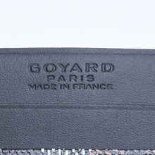 画像をギャラリービューアに読み込む, 極美品 GOYARD ゴヤール サン・シュルピス ヘリンボーン カードケース 名刺入れ ブラック PVC レザー 中古 4a005392