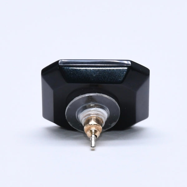 Very good condition CHANEL earrings here mark B23A stamp weight approx. 6.03g black silver used 4a005280