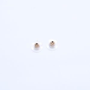 Very good condition CHANEL earrings here mark B23A stamp weight approx. 6.03g black silver used 4a005280