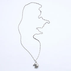 HERMES エルメス ホースヘッド ネックレス トップ 馬 チェーン アクセサリー シルバー925 美品 中古 4a005239