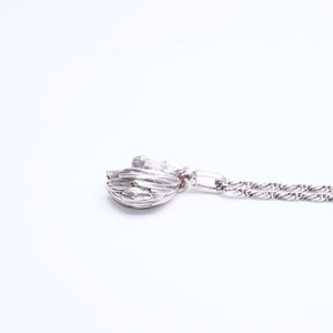 HERMES エルメス ホースヘッド ネックレス トップ 馬 チェーン アクセサリー シルバー925 美品 中古 4a005239