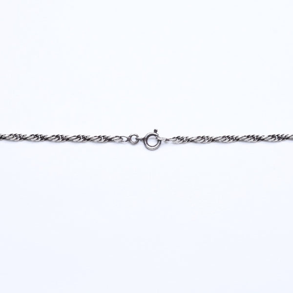 HERMES エルメス ホースヘッド ネックレス トップ 馬 チェーン アクセサリー シルバー925 美品 中古 4a005239