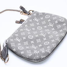 画像をギャラリービューアに読み込む, LOUIS VUITTON ルイヴィトン モノグラム ミニラン ミニ ポシェット アクセソワール M95754 プランティーヌ ハンドバッグ グレー ゴールド金具 美品 中古 4a003825