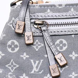 LOUIS VUITTON ルイヴィトン モノグラム ミニラン ミニ ポシェット アクセソワール M95754 プランティーヌ ハンドバッグ グレー ゴールド金具 美品 中古 4a003825