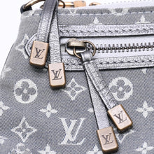 画像をギャラリービューアに読み込む, LOUIS VUITTON ルイヴィトン モノグラム ミニラン ミニ ポシェット アクセソワール M95754 プランティーヌ ハンドバッグ グレー ゴールド金具 美品 中古 4a003825