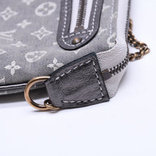 画像をギャラリービューアに読み込む, LOUIS VUITTON ルイヴィトン モノグラム ミニラン ミニ ポシェット アクセソワール M95754 プランティーヌ ハンドバッグ グレー ゴールド金具 美品 中古 4a003825