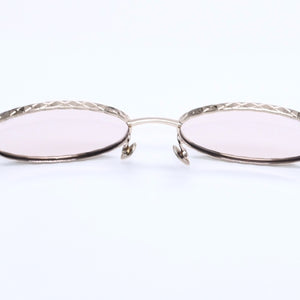 極美品 CHANEL シャネル サングラス アイウェア 2227-S c.310/SW サイズ55□18 140 ゴールド ブラウン 中古 4a005396