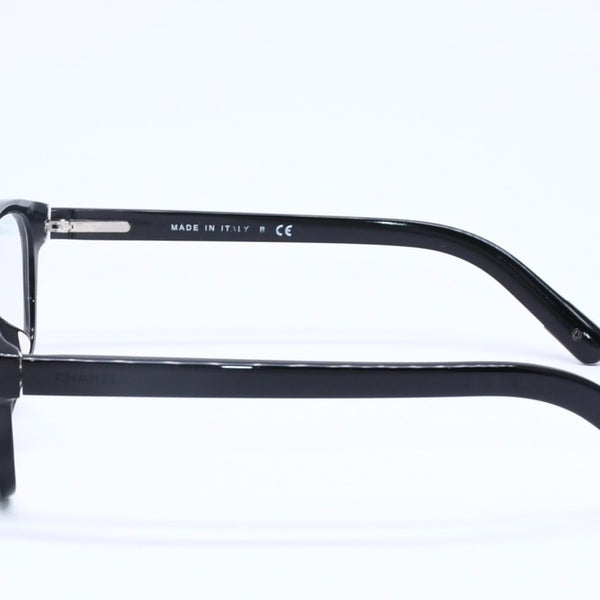 CHANEL eyeglasses, eyewear, model 3249-A, size 53◻16 135 Black Silver Hardware Excellent Condition Used 4a005327
