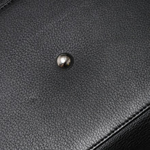 Load image into Gallery viewer, 極美品 LOEWE ロエベ アマソナ44 ボストンバッグ ハンドバッグ レザー ブラック シルバー金具 中古 4a005394