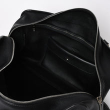 Load image into Gallery viewer, 極美品 LOEWE ロエベ アマソナ44 ボストンバッグ ハンドバッグ レザー ブラック シルバー金具 中古 4a005394
