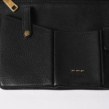 Load image into Gallery viewer, 極美品 FENDI フェンディ ボディバッグ ショルダーバッグ 7VA459 背面ズッカ柄 ナイロン レザー ブラック ゴールド金具 中古 4a005388
