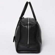 Load image into Gallery viewer, 極美品 LOEWE ロエベ アマソナ44 ボストンバッグ ハンドバッグ レザー ブラック シルバー金具 中古 4a005394