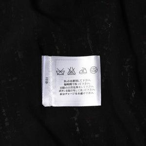 Very Good Condition CHANEL Tweed Jacket P26010V16324 Coco Mark Black Red White Size 38 Used 4a005415