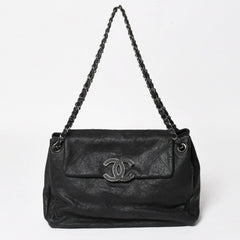 極美品 CHANEL シャネル Hamptons ハンプトンズライン チェーンショルダーバッグ 15番台 ココマーク ヴィンテージカーフスキン 中古 4a005400
