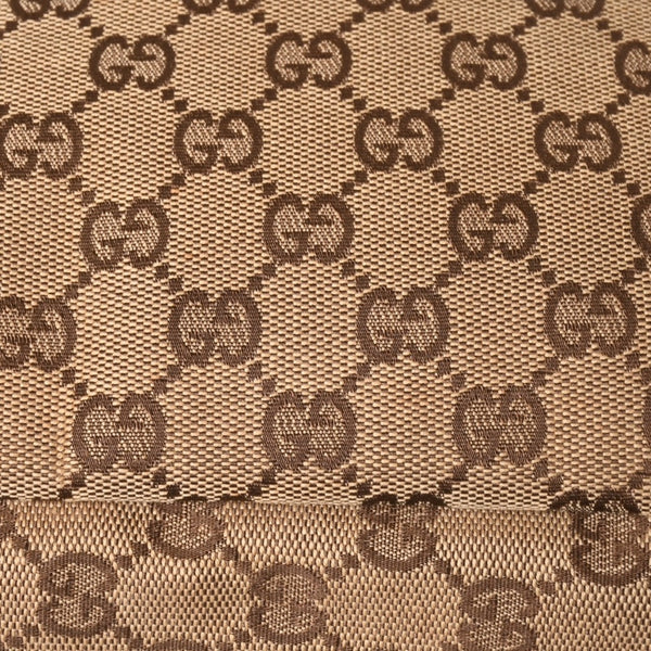 極美品 GUCCI グッチ ワンショルダーバッグ ホースビット 115867 GGキャンバス ブラウン ゴールド金具 中古 4a005375