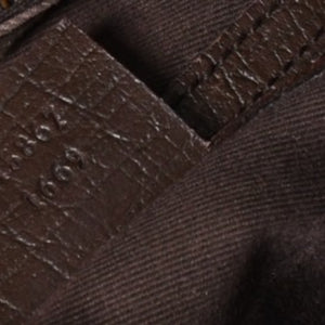 極美品 GUCCI グッチ ワンショルダーバッグ ホースビット 115867 GGキャンバス ブラウン ゴールド金具 中古 4a005375