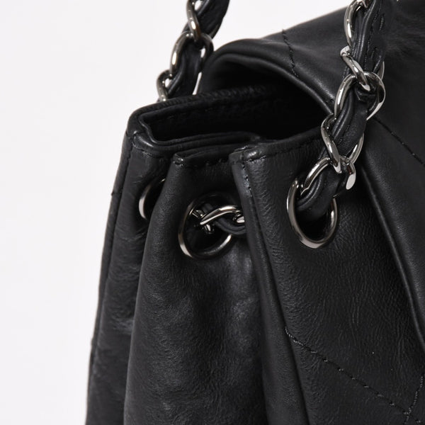 極美品 CHANEL シャネル Hamptons ハンプトンズライン チェーンショルダーバッグ 15番台 ココマーク ヴィンテージカーフスキン 中古 4a005400