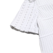 Load image into Gallery viewer, 極美品 CHANEL シャネル エクリュ フリンジ ワンピース P43808K04522 コットン ホワイト サイズ34 中古 4a005406