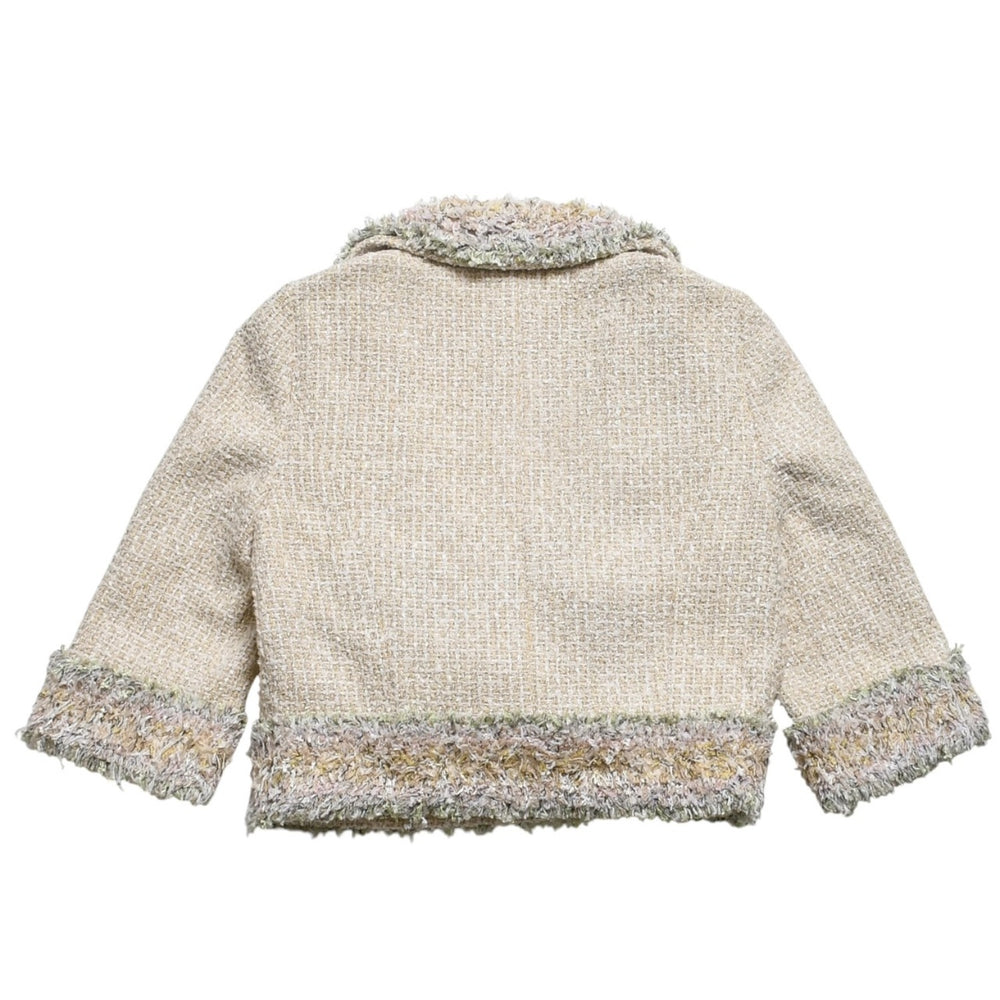 極美品 CHANEL シャネル セットアップ ツイード ジャケット インナー P45206V25533 マルチカラー サイズ36 中古 4a005413