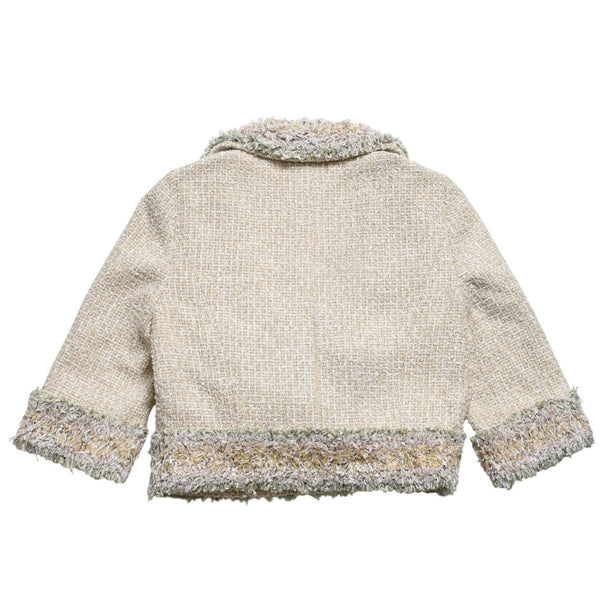 極美品 CHANEL シャネル セットアップ ツイード ジャケット インナー P45206V25533 マルチカラー サイズ36 中古 4a005413