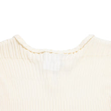 Load image into Gallery viewer, 極美品 CHANEL シャネル CCチェーン ボタン ホワイト アイボリー ワンピース ドレス シルバー金具 サイズ34 中古 4a005407