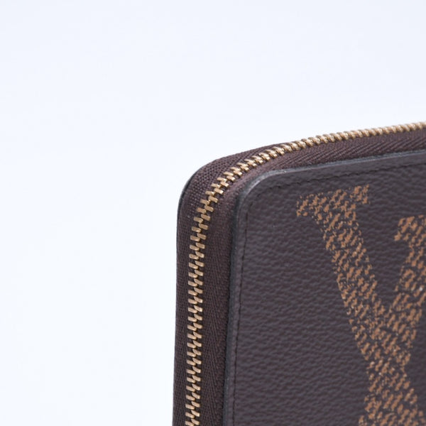 Very Good Condition LOUIS VUITTON M69354 Zippy Coin Purse Monogram Giant Coin Case Coin Purse Brown Used 4a005325