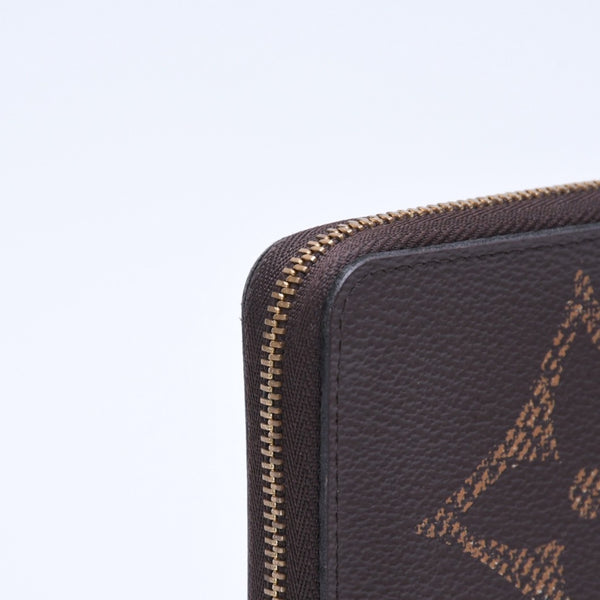 Very Good Condition LOUIS VUITTON M69354 Zippy Coin Purse Monogram Giant Coin Case Coin Purse Brown Used 4a005325