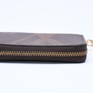 Very Good Condition LOUIS VUITTON M69354 Zippy Coin Purse Monogram Giant Coin Case Coin Purse Brown Used 4a005325