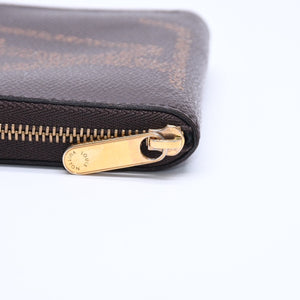 Very Good Condition LOUIS VUITTON M69354 Zippy Coin Purse Monogram Giant Coin Case Coin Purse Brown Used 4a005325