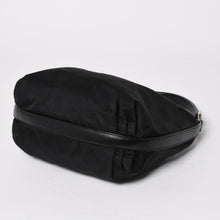 Load image into Gallery viewer, PRADA プラダ ホーボー ワンショルダーバッグ BR3279 トライアングルロゴ ナイロン ブラック シルバー金具 美品 中古 4a005418