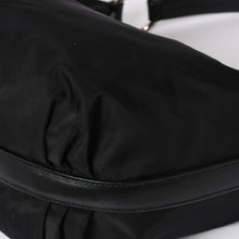 Load image into Gallery viewer, PRADA プラダ ホーボー ワンショルダーバッグ BR3279 トライアングルロゴ ナイロン ブラック シルバー金具 美品 中古 4a005418